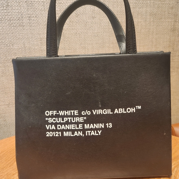 Mini Box Black Leather Handbag - Picture 2 of 5